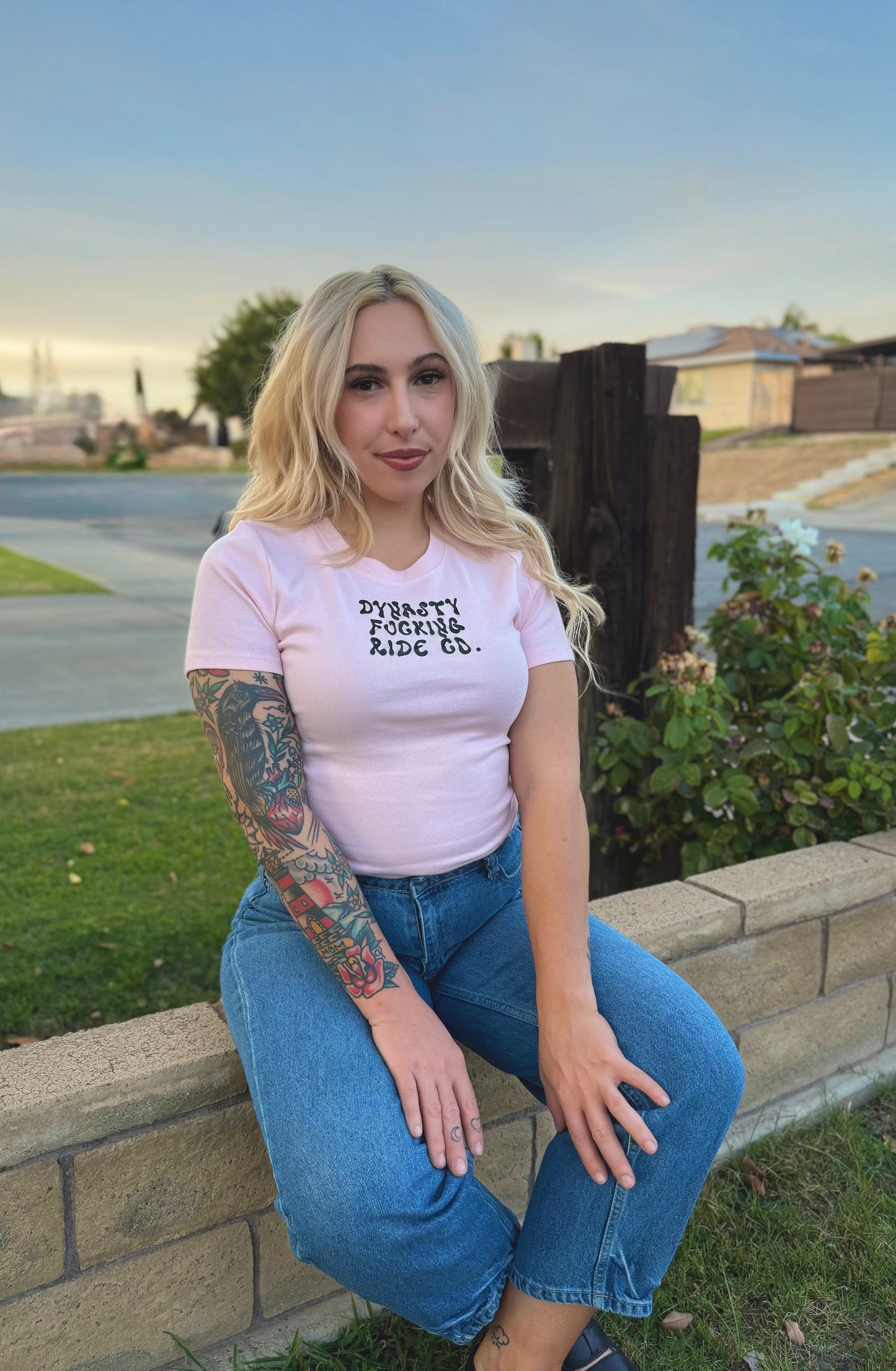 Women's "DFRC" Cropped Tee