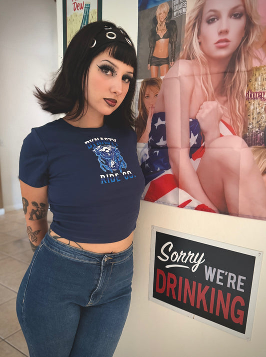 Women's "Dyna Engine" Cropped Tee