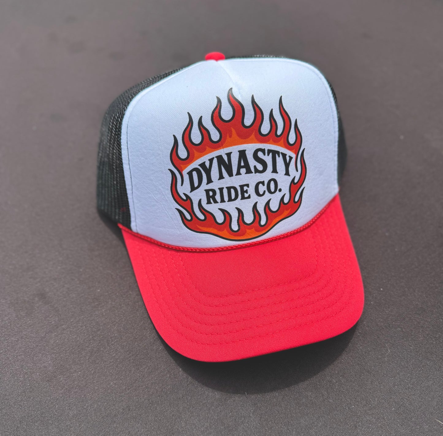 "Flame On" Red/Black Hat