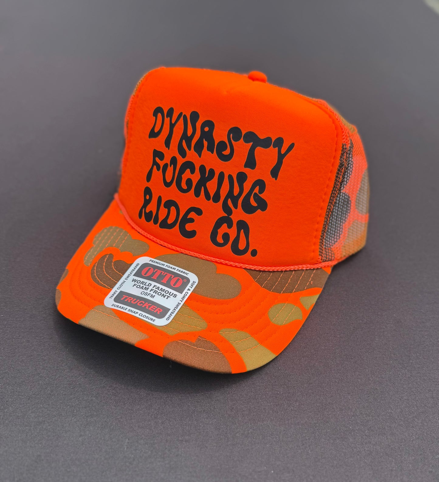 "DFRC" Orange Camo Hat