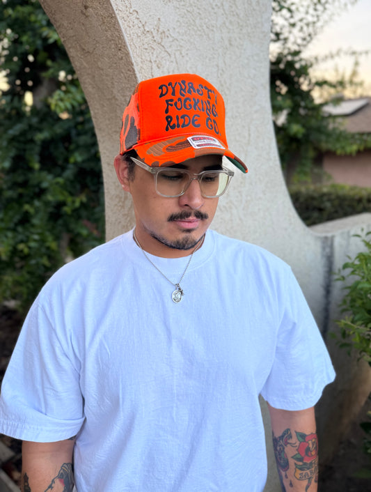 "DFRC" Orange Camo Hat