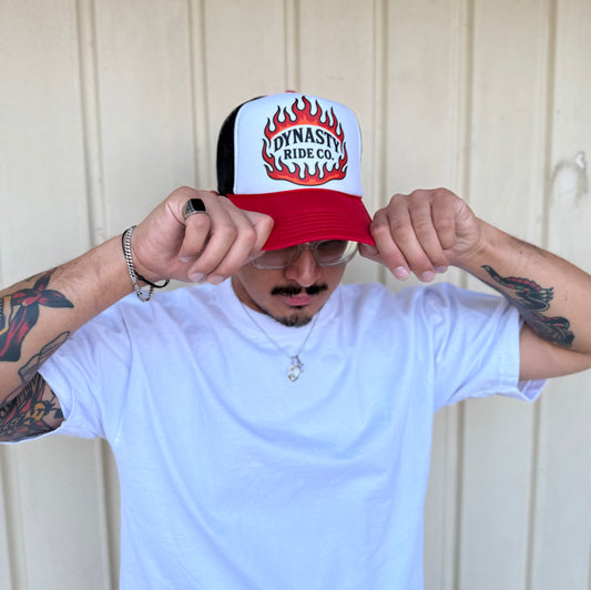 "Flame On" Red/Black Hat