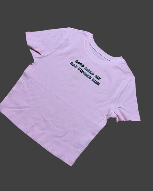 Women’s “Good Girls” Cropped Tee
