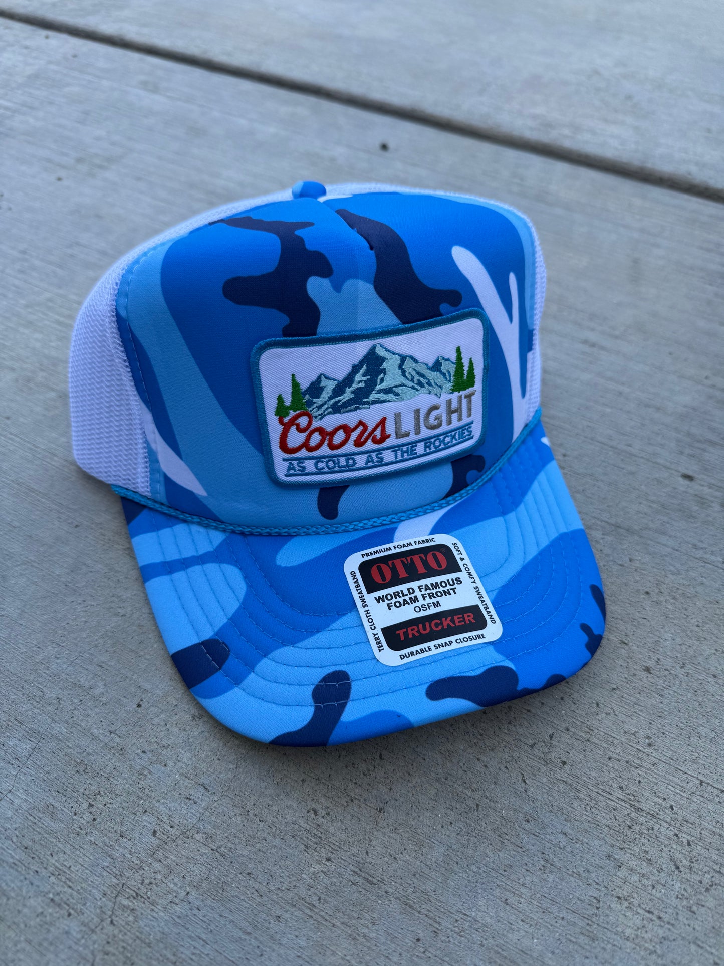 “Coors Blue Camo” Hat