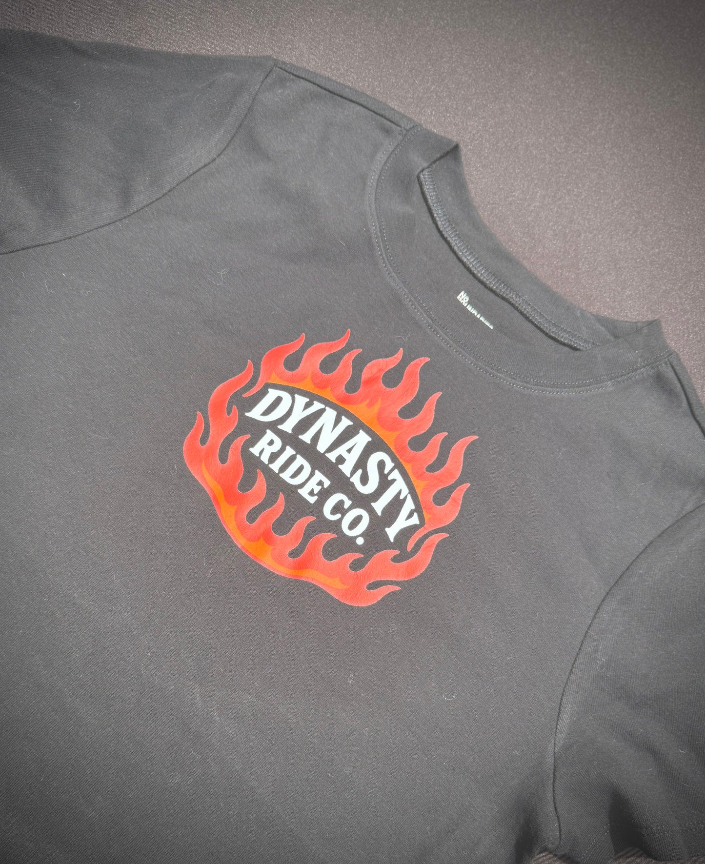Women's "Flame On" Cropped Tee
