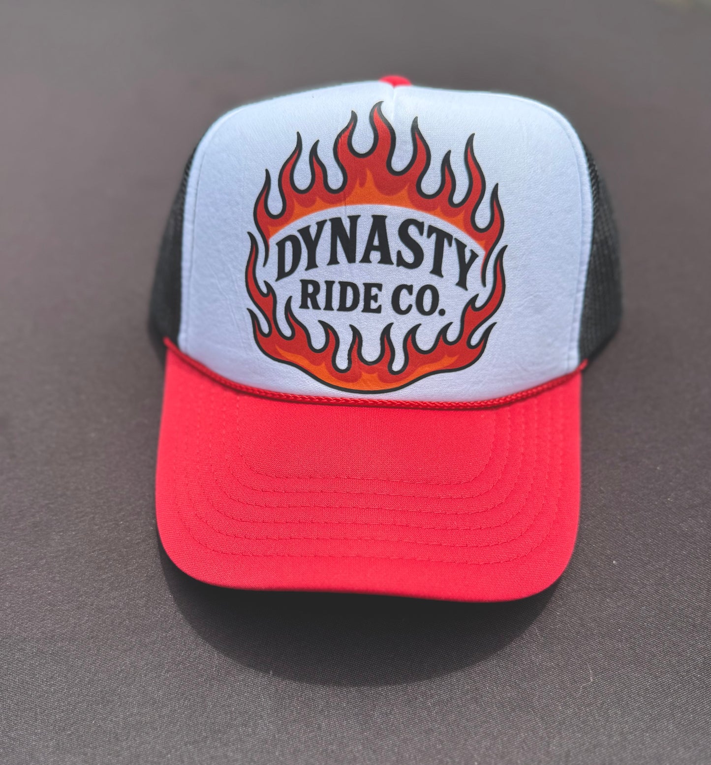 "Flame On" Red/Black Hat