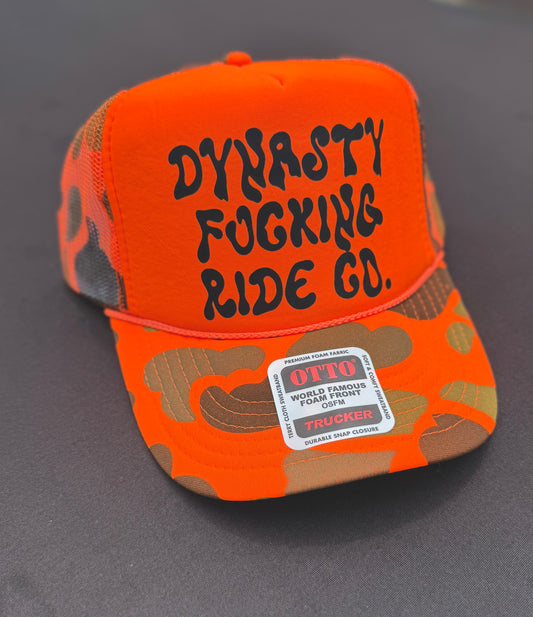 "DFRC" Orange Camo Hat